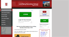 Desktop Screenshot of lordbyngsecondary79.com