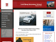 Tablet Screenshot of lordbyngsecondary79.com